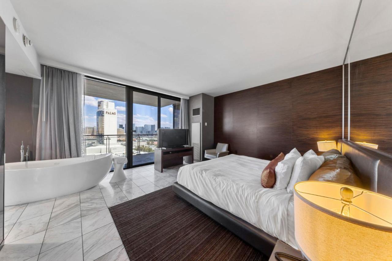 Huge Modern Luxury 17 Floor Panoramic Corner Suite With Open Balcony 拉斯维加斯 外观 照片